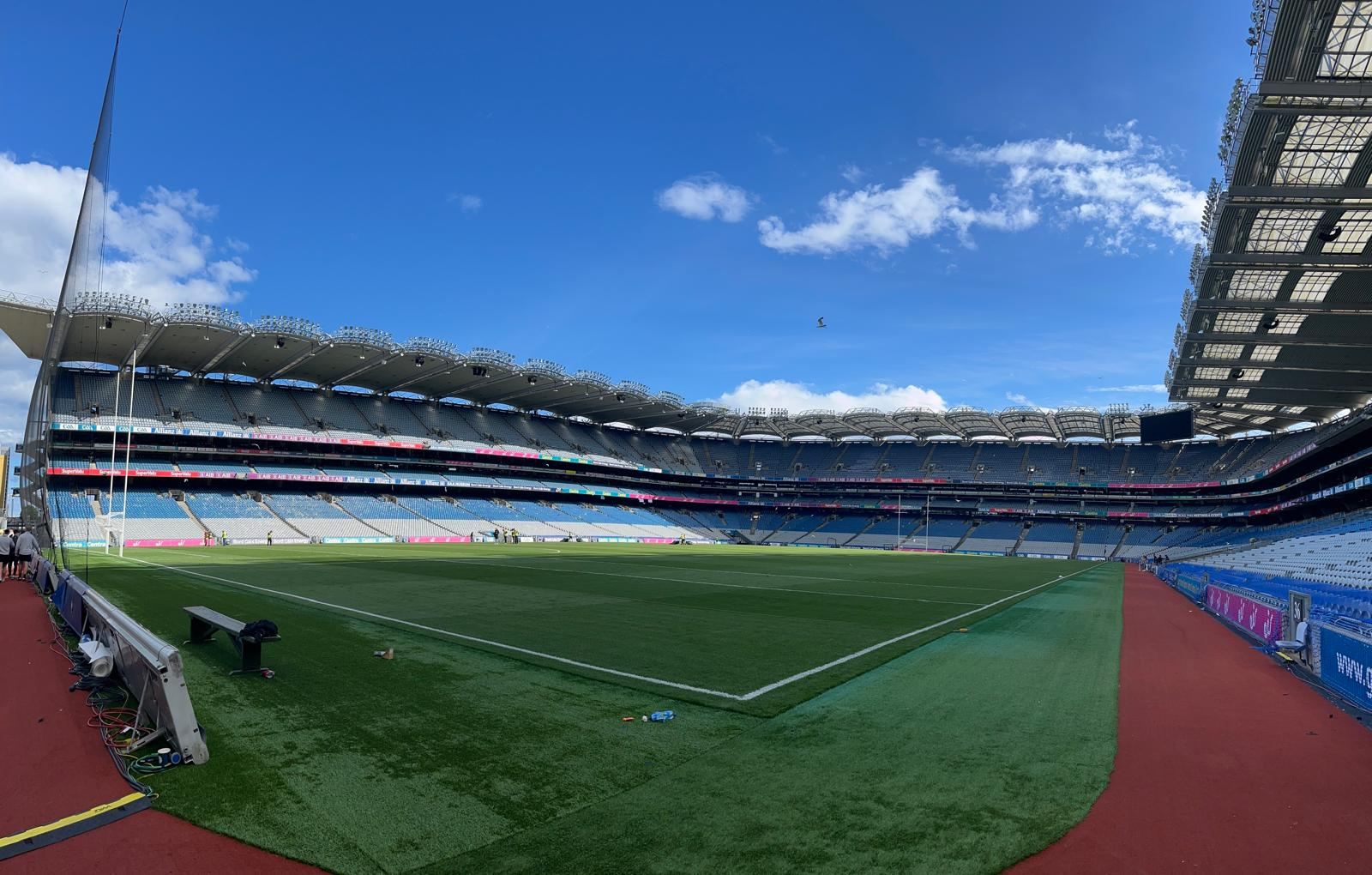 Croke Park from the sideline